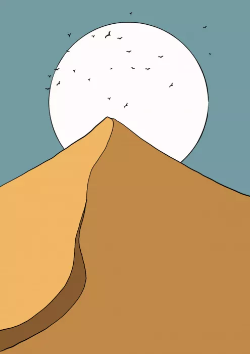 Nicholas: Dune di sabbia sotto la luna