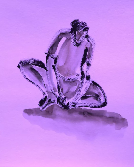 ch, Santhosh: Kneeling Reflection