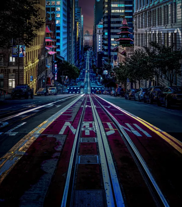 Zeng, Jiahong: Nightview California Street