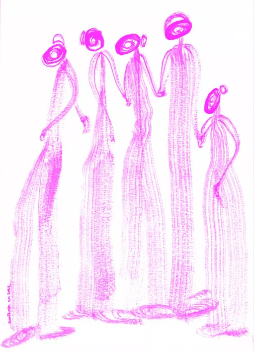 ch, Santhosh: Violet Silhouettes