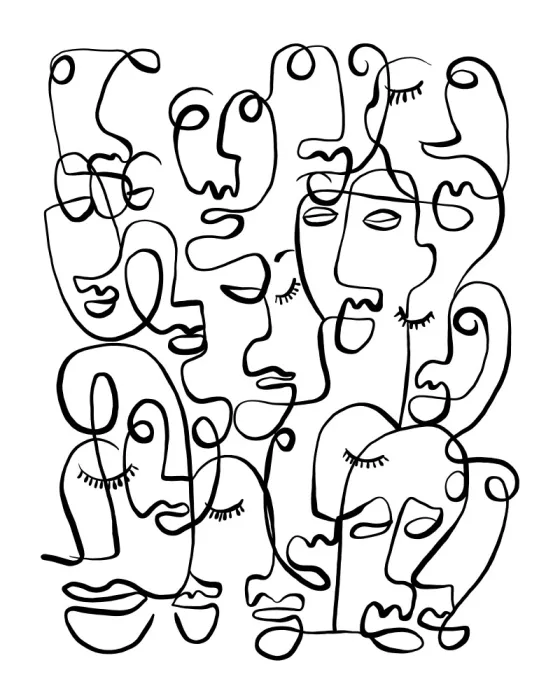 DOTZ, AND CATS: Entwined Faces