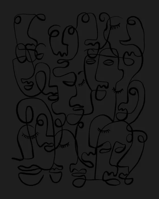 DOTZ, AND CATS: Entwined Faces
