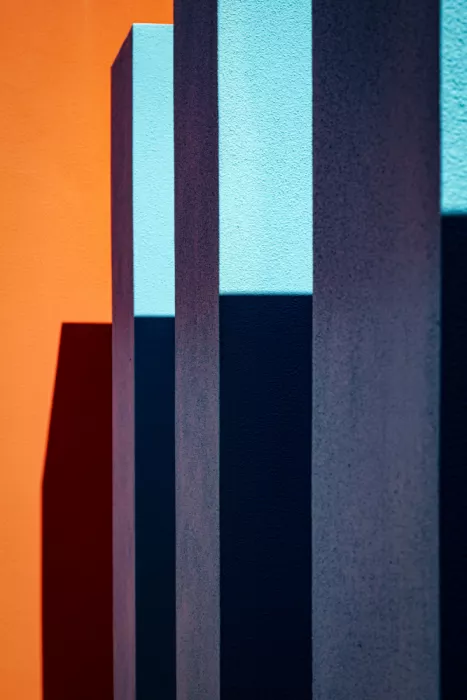 Wride, Linda: Naranja, azul y sombras
