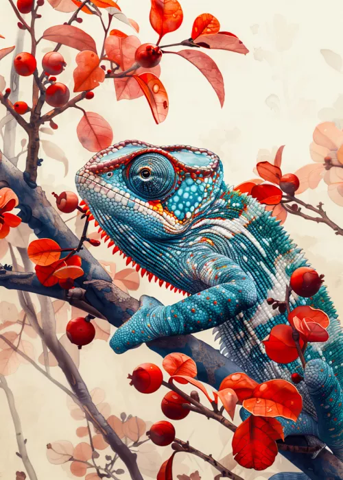 Jaszke, Justyna: Tropical Animals Chameleon 2