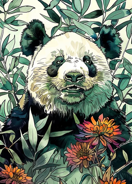 Jaszke, Justyna: Animales tropicales Panda (3)