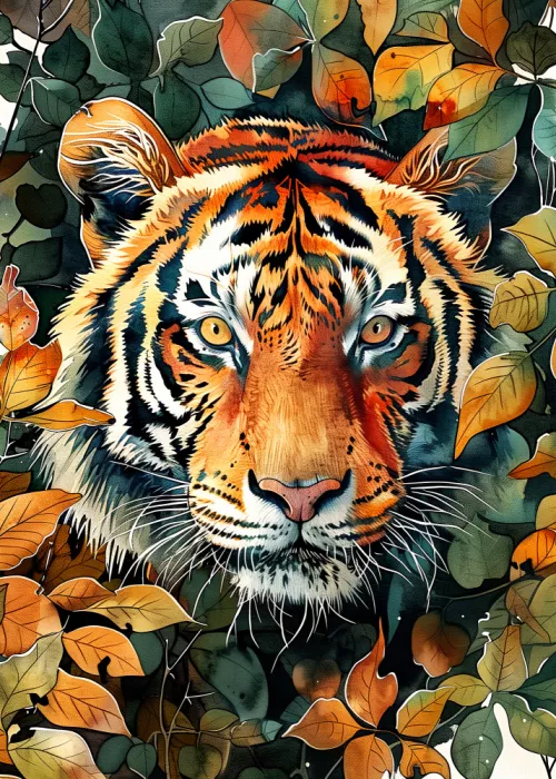 Jaszke, Justyna: Tropical Animals Tiger (1)