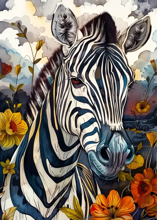 Jaszke, Justyna: Tropical Animals Zebra (2)