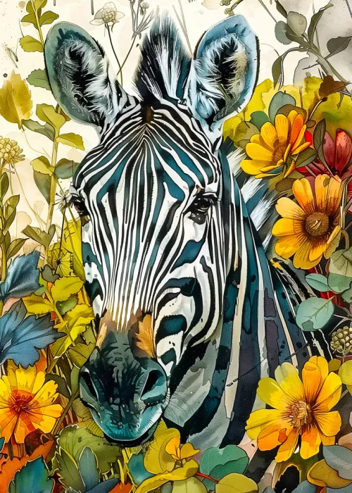 Jaszke, Justyna: Tropical Animals Zebra (3)