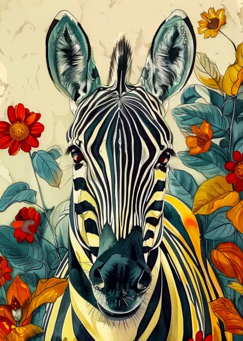 Jaszke, Justyna: Tropical Animals Zebra (5)