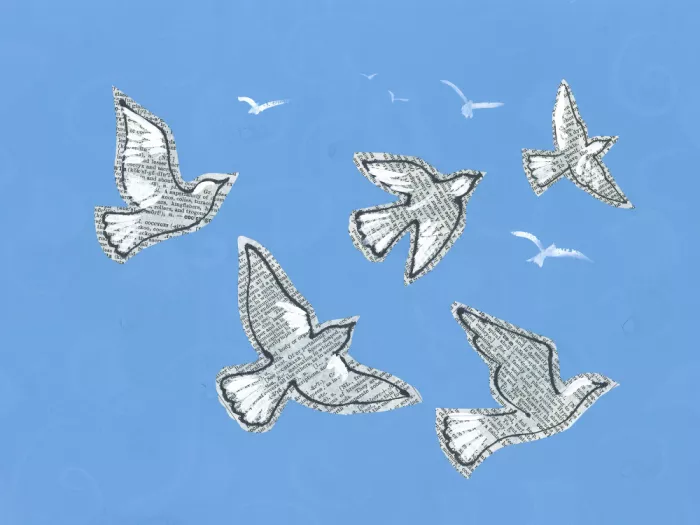 Brent, Isabelle: Pájaros de Papel Surcan el Cielo
