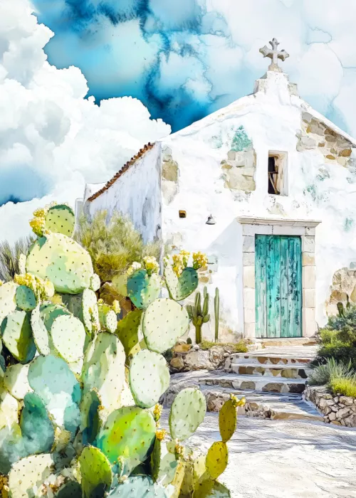 Jaszke, Justyna: Iglesia de la vida mexicana en el pueblo mexicano 2