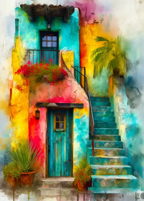 Jaszke, Justyna: Mexican Life Mexican Street House
