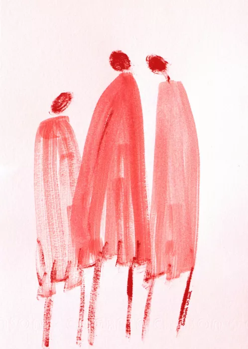ch, Santhosh: Silhouettes écarlates