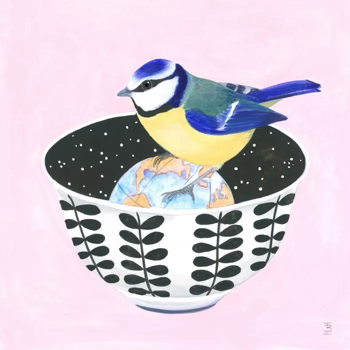 Brent, Isabelle: Herrerillo azul y cuenco