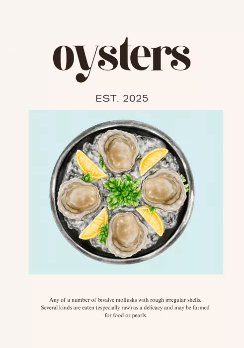 C, Elizabeth: Oysters