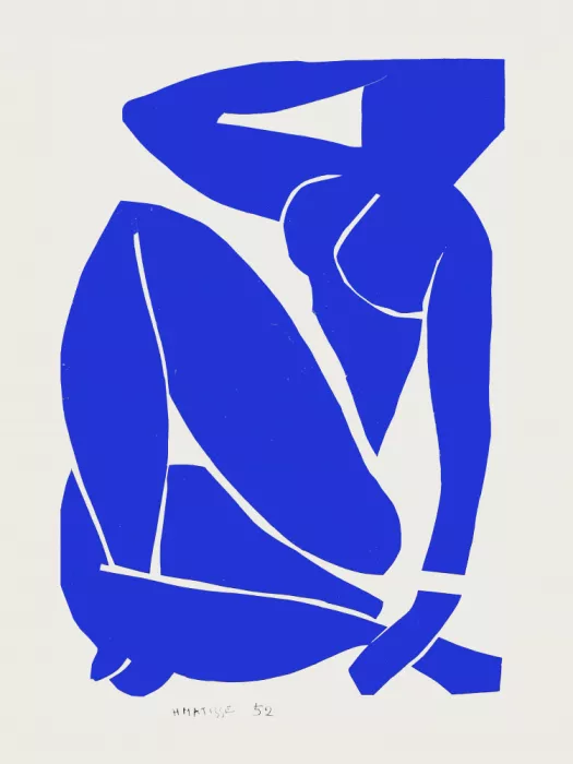 Matisse, Henri: Modrý akt III 1952