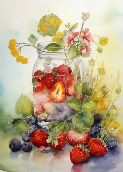 Magnusson, Andreas: Sommerthema in Aquarell Nr. 8
