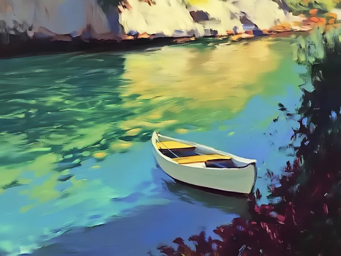 Elena, Avanesova: Paesaggio acquatico tranquillo