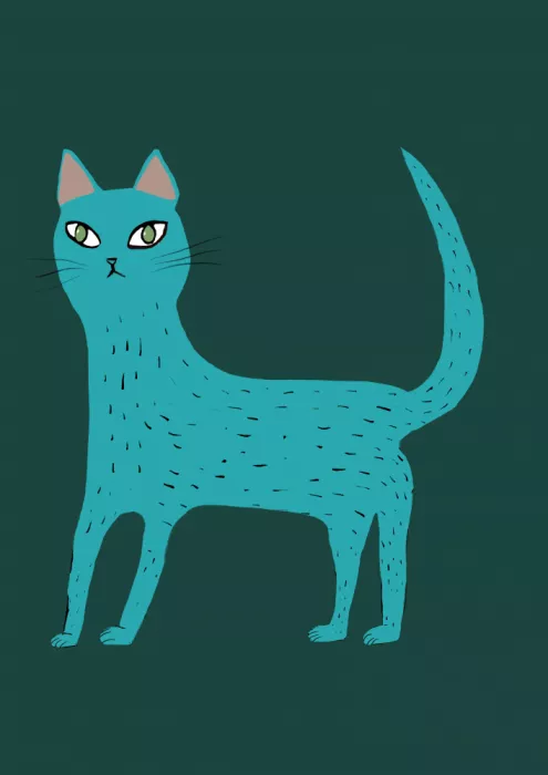 Bursic, Sharyn: Blaue Katze