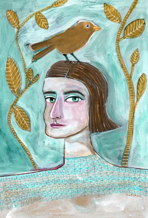 Bursic, Sharyn: Lady with the bird