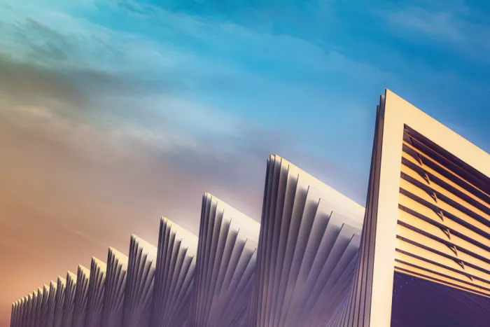 Tagliarino, Marco: Sunset over Calatrava station