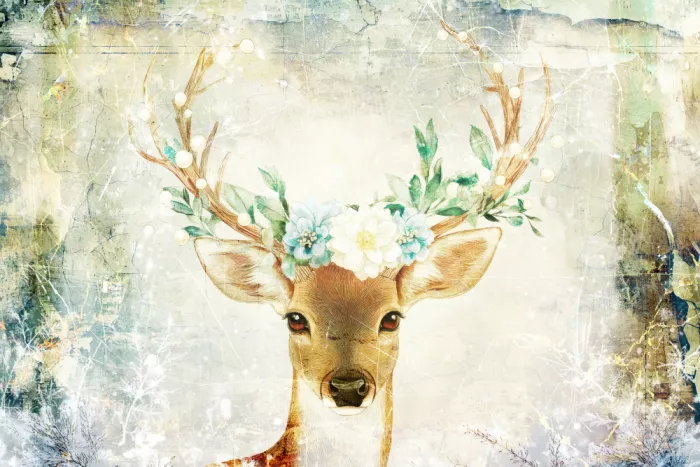 Kulik, Rafal: Hirschwald Kunstillustration 3