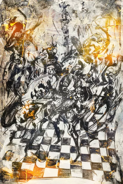 Kulik, Rafal: Abstraktní grunge art 32