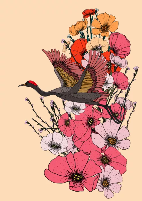 Nicholas: Grúa en flor