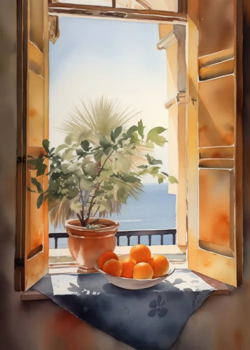 Magnusson, Andreas: Oranges In the Window