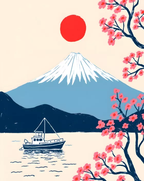 Gokhale, Uma: Quando in Giappone, dipingi Fujisan