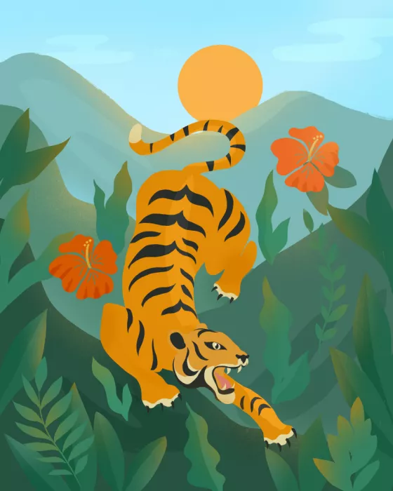 Lizde, Petra: Tigre della giungla