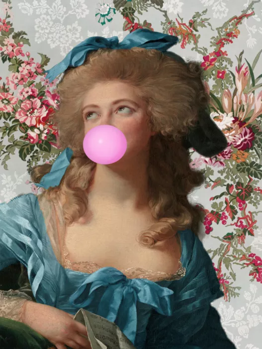 McQueen, Talitha: Floral Bubble Gum Woman