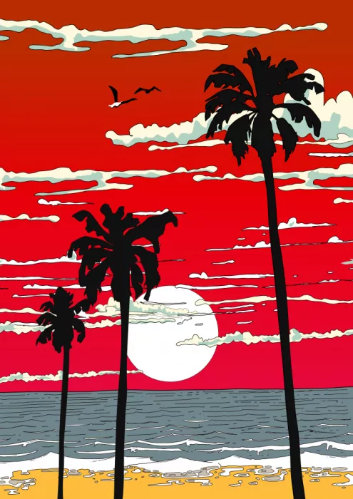 Nicholas: Sunset At The Beach