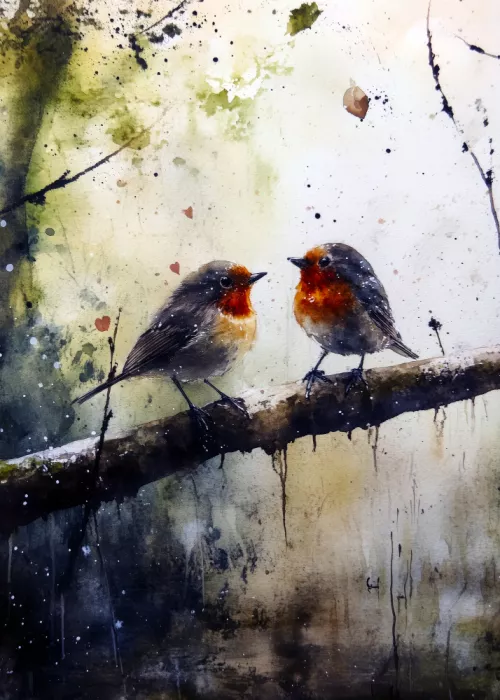 Jaszke, Justyna: Watercolor birds