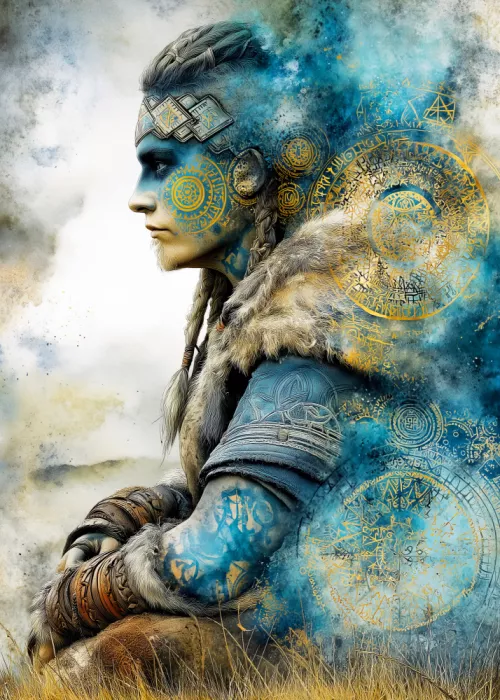 Jaszke, Justyna: Pintura del guerrero nórdico