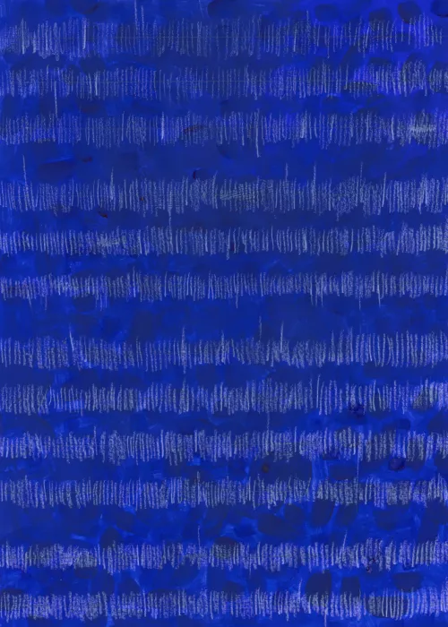 Brent, Isabelle: Poetische Linien auf Blau