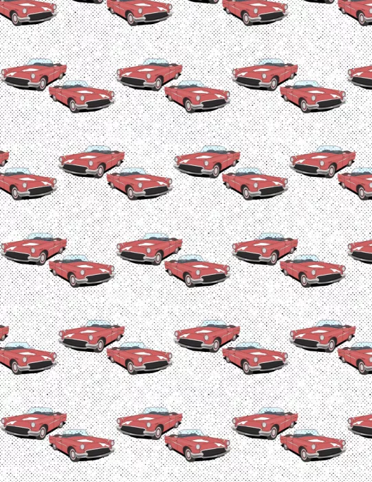 Nicholas: Patrón de automóvil deportivo rojo