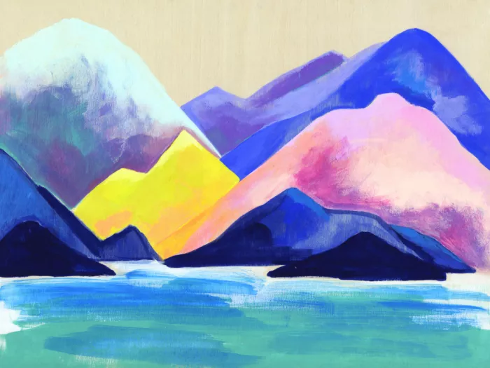 Tanis, Katy: Paesaggio montano di Tofino