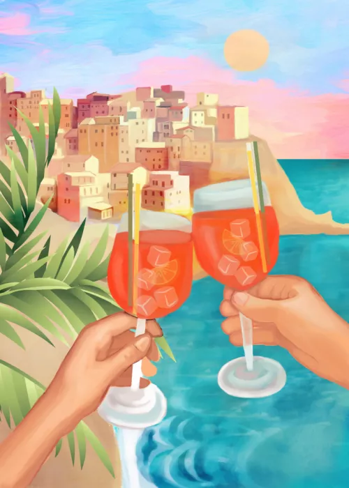 Art, City: Aperol Sunset