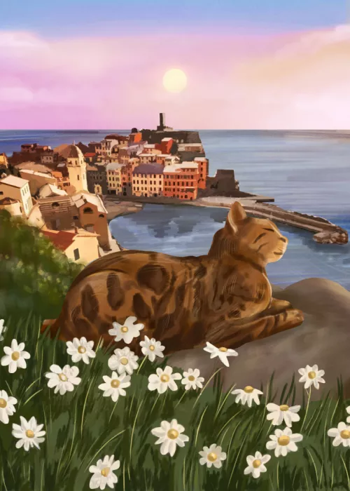 Art, City: Baffi tra i fiori selvatici