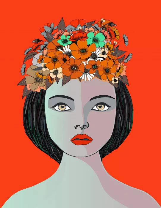 Nicholas: Ragazza con fiori
