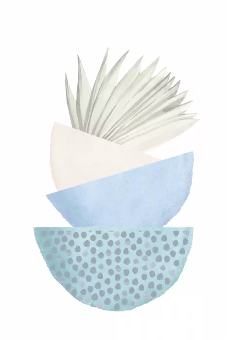 Moss, Ann Sally: Sanft Blau-2