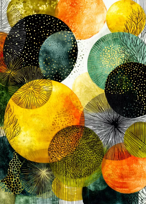 Jaszke, Justyna: Composition with Overlapping Circles