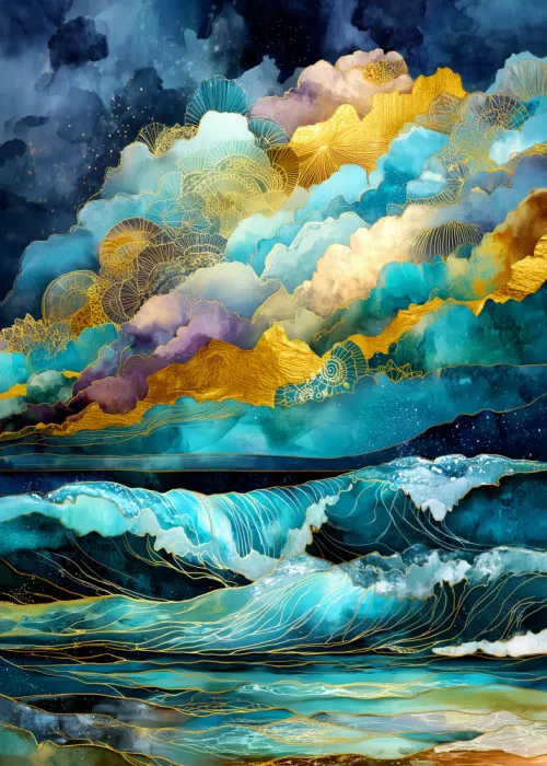 Jaszke, Justyna: Nautica Sea Art Watercolor (18)