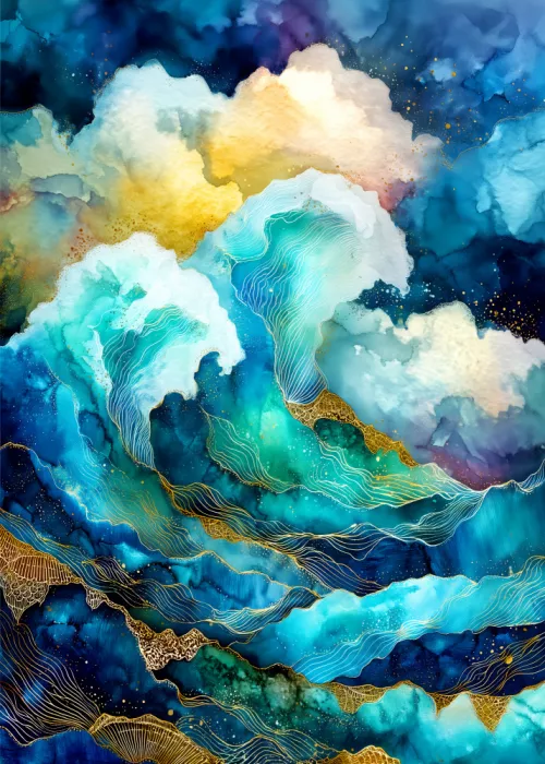 Jaszke, Justyna: Nautica Sea Art Watercolor (23)