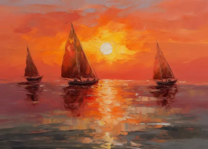 Magnusson, Andreas: Vela al tramonto
