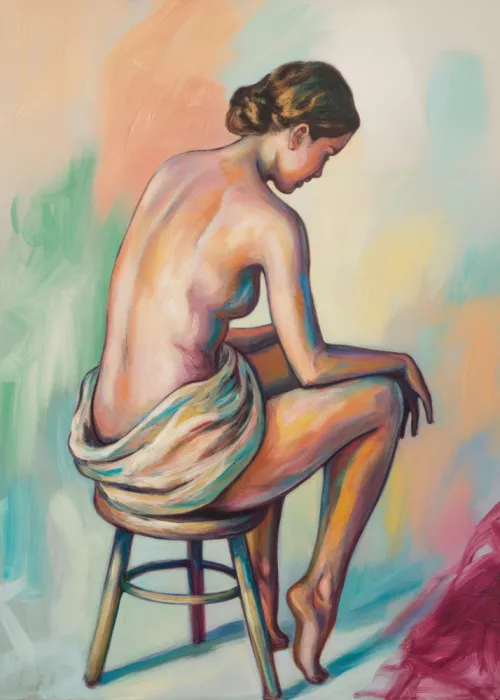 Magnusson, Andreas: Frau in Pose