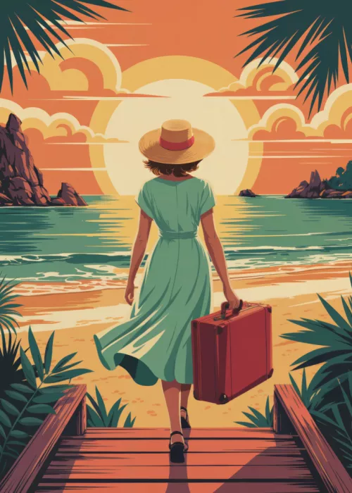Magnusson, Andreas: Frau im Urlaub