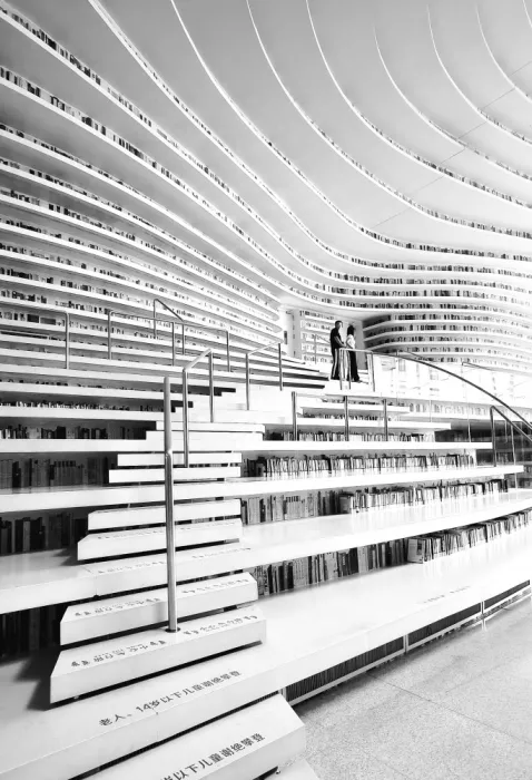 Zhao, Emma: A Couple in Library