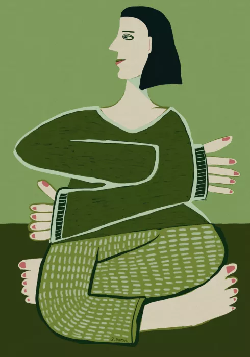 Bursic, Sharyn: Yoga woman
